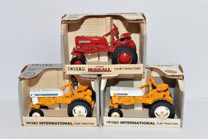 ERTL International & McCormick Farmall Cub Tractors - Set of 3