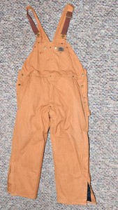 Old Mill Insulated Bib Overalls  Size Large