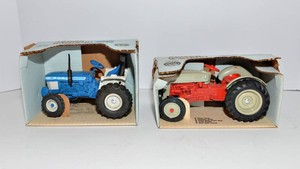 ERTL Ford Tractor Models - 1710 Tractor with Roll Bar & 8N Tractor