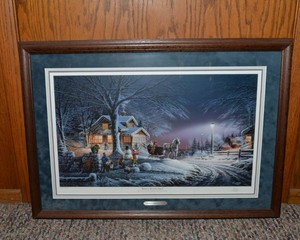 Terry Redlin Winter Wonderland - Signed & Numbered - 22.5 x 32