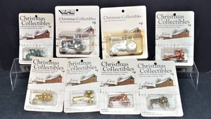 Collectible Tractor Christmas Ornaments - Assorted