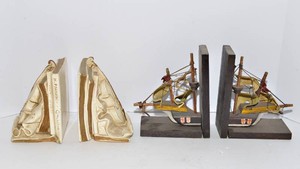 Decorative Bookends - 2 Sets