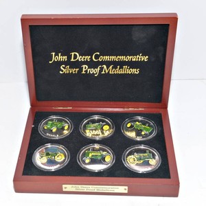 John Deere Commemorative .999 Fine Silver Proof Medallions