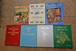 Toy Tractor Collecting Books - Set of 7