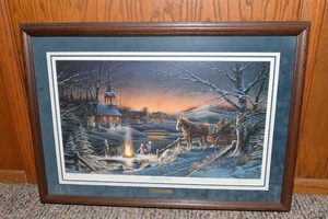 Terry Redlin Sharing the Evening  Signed & Numbered - 22.5 x 32.5