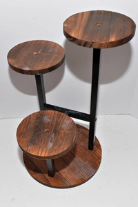 Wooden Plant Stand - 21.5 Tall