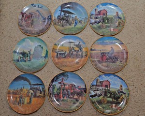 Farmland Memories Collector Plates - Set of 9