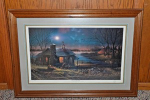Terry Redlin Pure Contentment Signed & Numbered Artwork  23.5 x 33.5