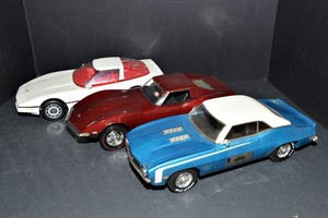 Vintage Chevrolet Car Decanters - Set of 3