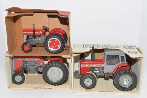 Massey Ferguson Tractor Models - Set of Three