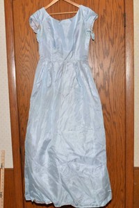 Vintage Blue Bridesmaid Dress
