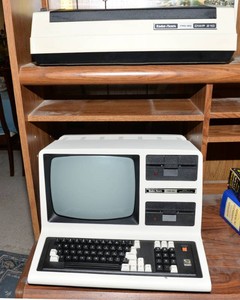 Vintage Radio Shack TRS-80 Model 4 Computer & DWP 210 Printer