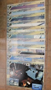 Vintage Global Presence Aircraft Posters  Set of 11