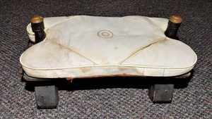 Vintage Saddle Footstool