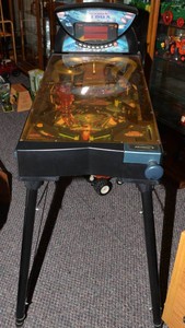 Vintage Mission Alpha Pinball Machine  Tested & Working