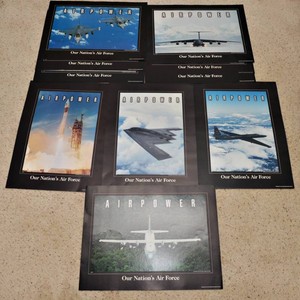 Vintage Airpower Air Force Posters  Set of 10