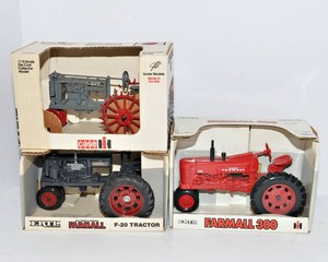 Farmall Tractor Models  ERTL & Scale Models, Set of 3