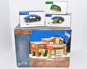 Department 56 Original Snow Village John Deere Abners Implement Co. & Accessories