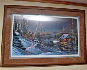 Terry Redlin Evening with Friends - Signed & Numbered - 42 x 29.5