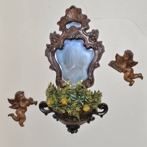 Vintage Chalkware-Style Wall Decor