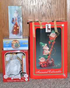 Assorted Christmas Decor  Lighted Holiday Pieces & More