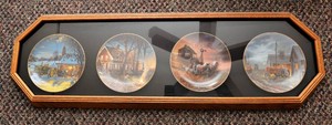 Framed Collector Plates  Terry Redlin & Dave Barnhouse