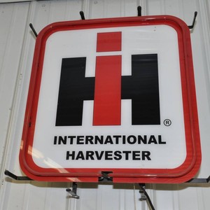 International Harvester Lighted Wall Sign  20 x 22