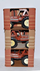 Hesston Tractor Models  Set of 3, Boxed