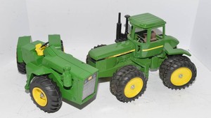 Large John Deere Tractor Models  Set of 2