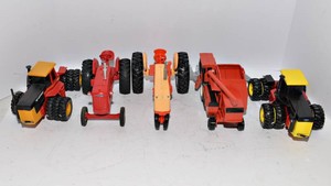 Assorted Die-Cast-Type Model Tractors  Various Brands