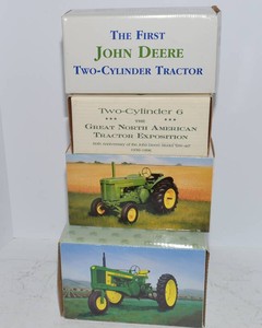 John Deere Models  Set of 4, New in Box