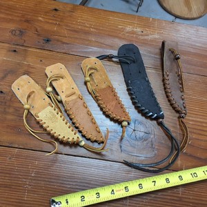 Lot of (5) Leather Knife Sheaths