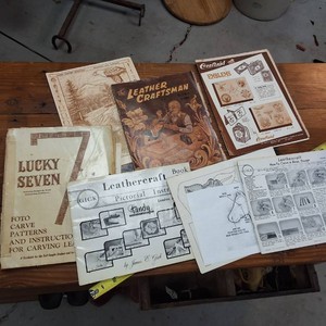 Vintage Leatherworking Magazines and Patterns