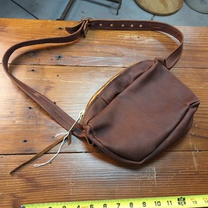 Thick Leather Hand Bag with strap