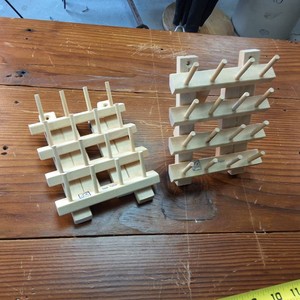 Lot of (2) June Tailor Bobbin Storage Racks