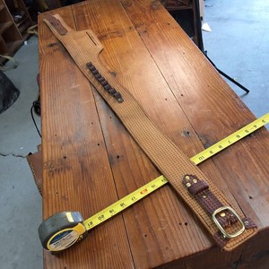 Western Style Heavy Duty Ammo Belt made of Thick Genuine Leather