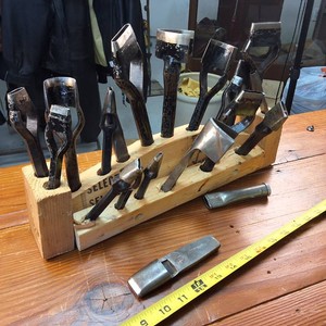Metal Leather Working Tools (for tooling leather) Full set