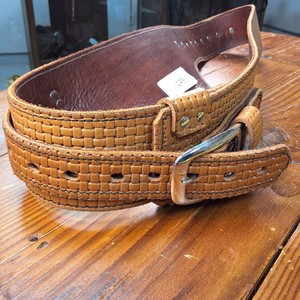 Embossed Leather Ammo Belt
