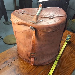 Western Style Stage Coach Travel Bag for Hats