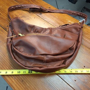 Supple Leather Brown Purse