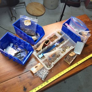Bells, rivets and a bunch of other leather working supplies