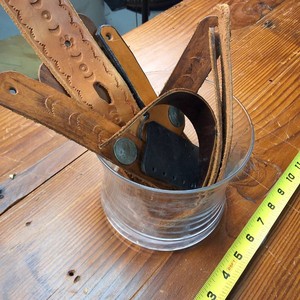 Ready cut and tool worked leather pieces for your own leatherworking project