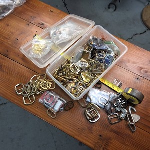 Buckle up for this one.....   Tons of metal buckles bulk lot
