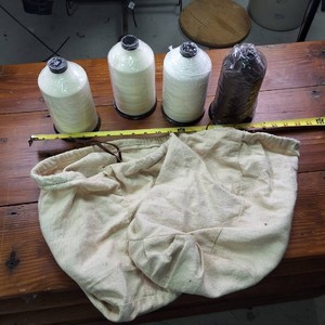 Leather sewing thread new Spools (Lot of 4)