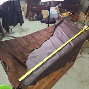 Very large piece of Tanned Leather, medium gauge