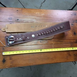 Ammo belt - Western Style with Cartridge Loops