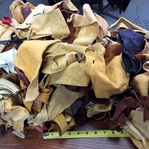 Very Large Lot of Leather Scraps
