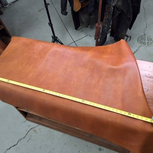 Large Piece of Premium Grade Heavy Gauge Full Grain Leather