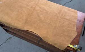 Large piece of Suede Leather