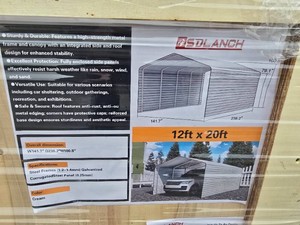 SDLAUNCH Car Port 12 x 20
